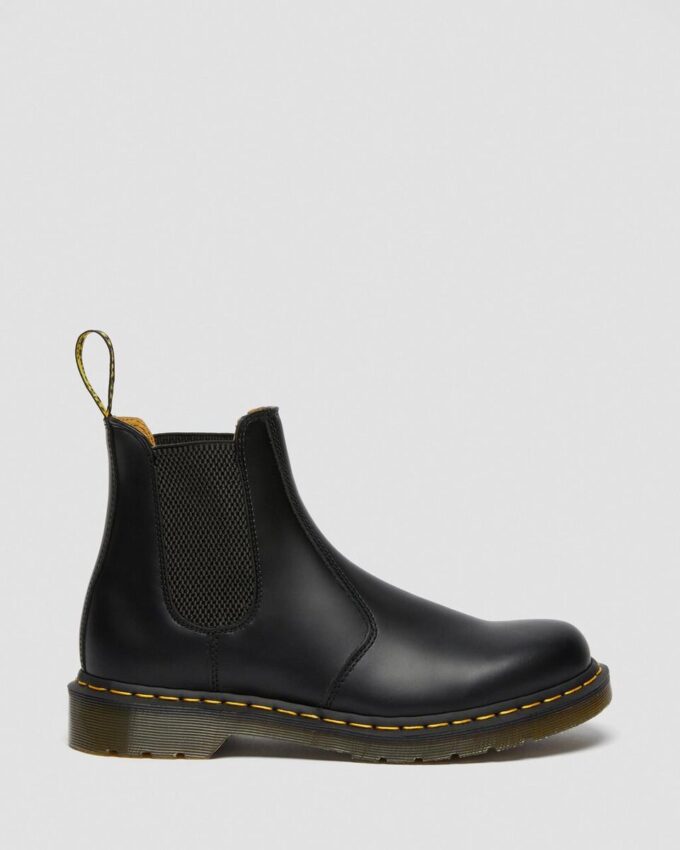 2976 Chelsea Boot din piele Smooth Leather cu cusături galbene