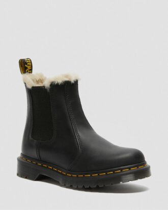 2976 Chelsea Boot pentru femei căptușit cu blană artificială