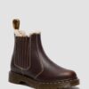 2976 Leonore II Cizme Chelsea din piele grizzly căptușite cu blană artificială