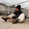 2976 Leonore II Cizme Chelsea din piele grizzly căptușite cu blană artificială