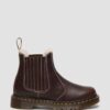 2976 Leonore II Cizme Chelsea din piele grizzly căptușite cu blană artificială