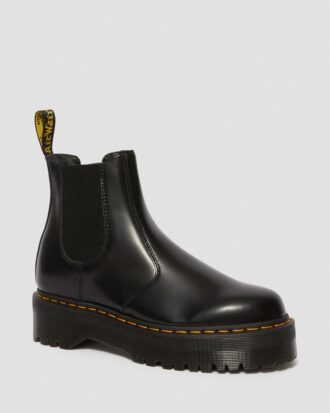 2976 Smooth Leather Chelsea Boot cu platformă