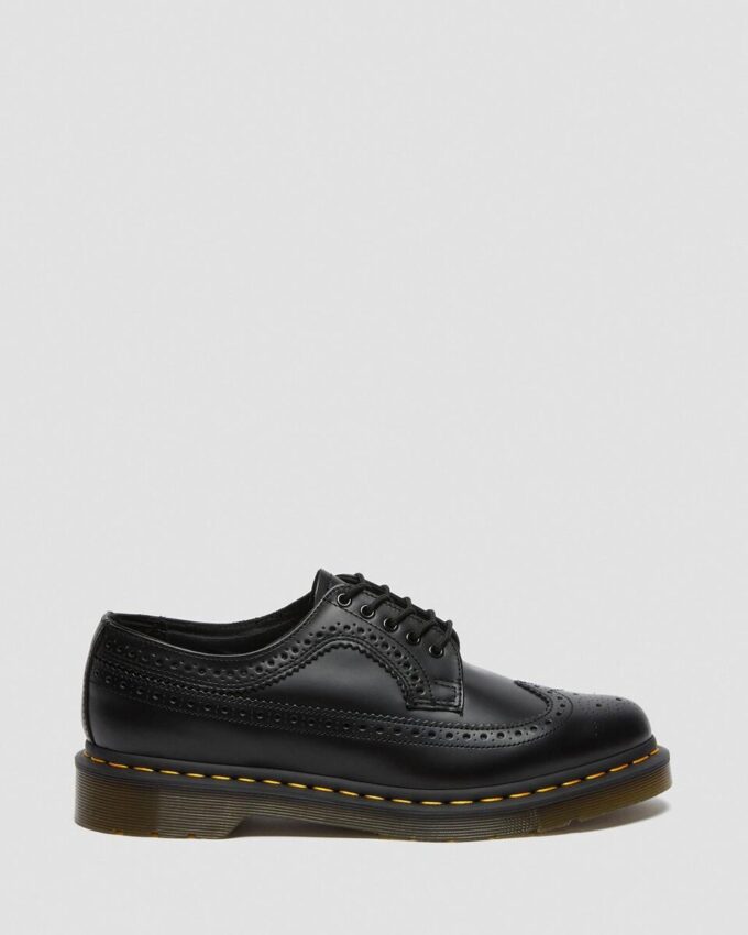 3989 Pantofi brogue din Smooth Leather cu cusături galbene 3989 Pantofi brogue din Smooth Leather cu cusături galbene
