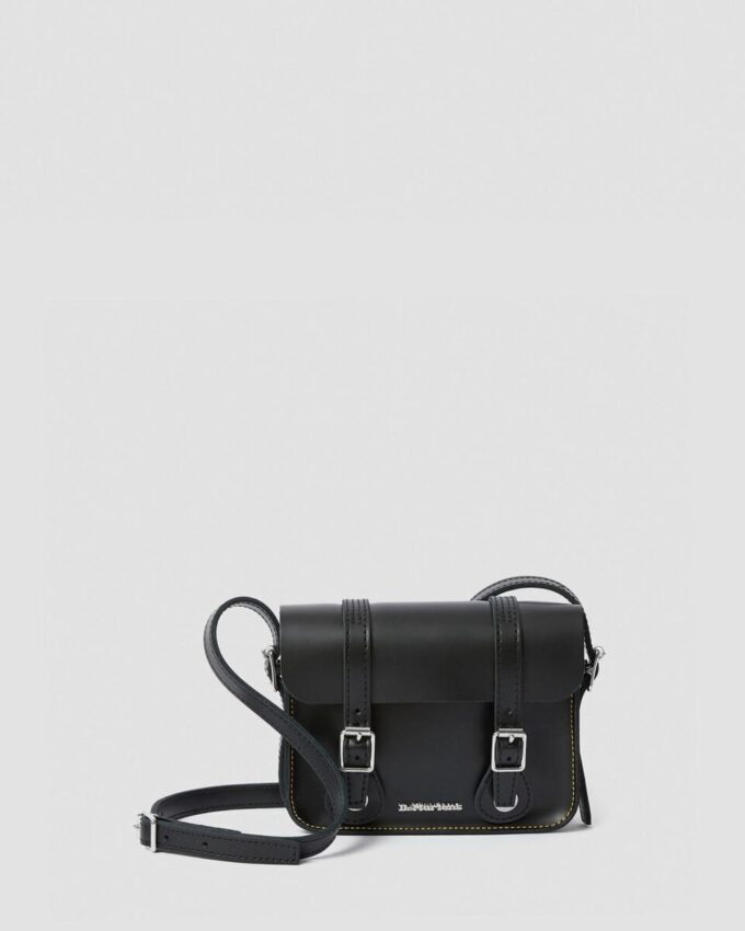 7 INCH SATCHEL Geantă din piele cu curea transversală