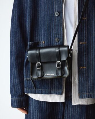 7 INCH SATCHEL Geantă din piele cu curea transversală