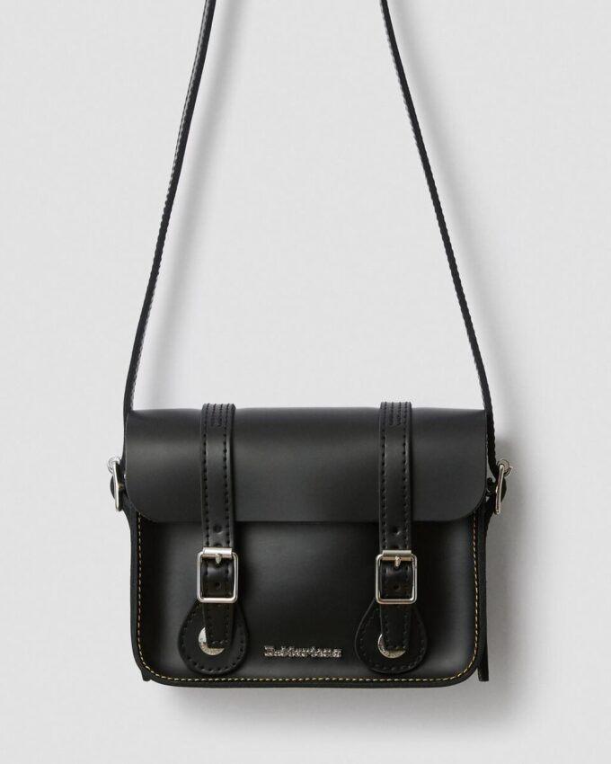 7 INCH SATCHEL Geantă din piele cu curea transversală