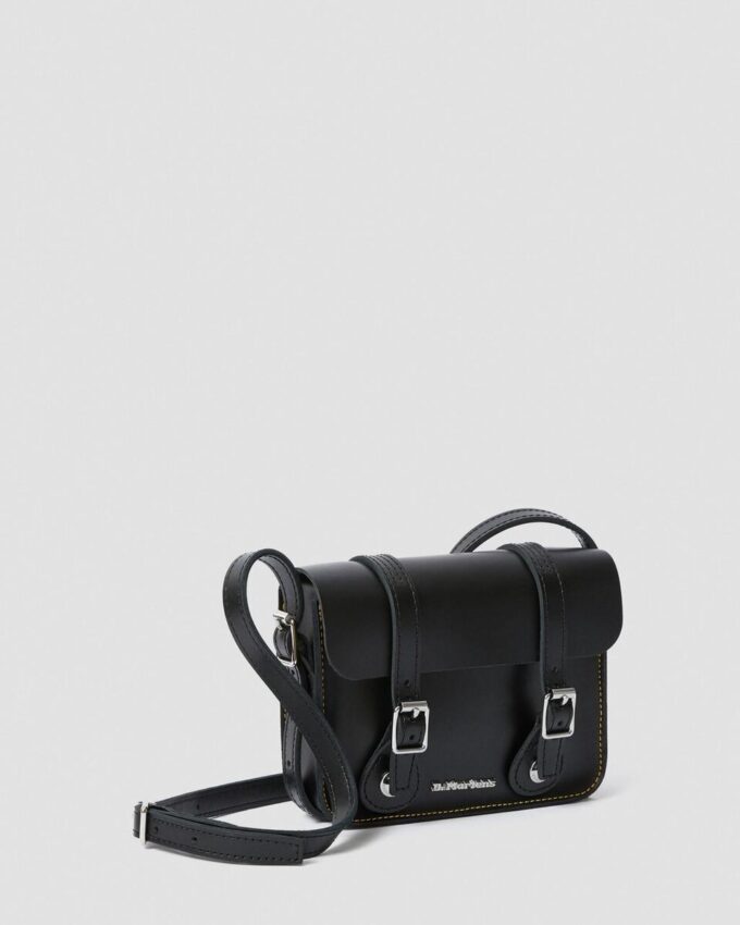 7 INCH SATCHEL Geantă din piele cu curea transversală