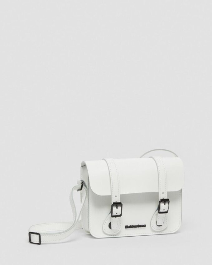 7 INCH SATCHEL Geantă din piele cu curea transversală