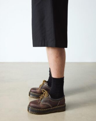 8053 Pantofi casual cu platformă din piele Crazy Horse
