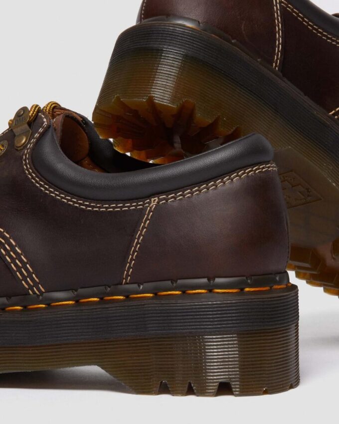 8053 Pantofi casual cu platformă din piele Crazy Horse