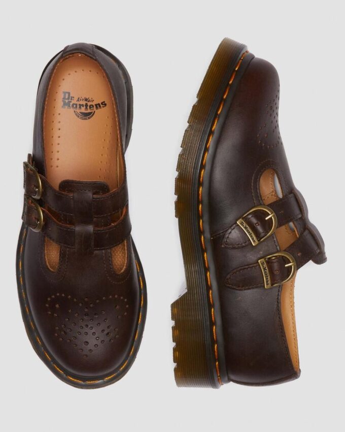 8065 Pantofi Mary Jane din piele Crazy Horse 8065 Pantofi Mary Jane din piele Crazy Horse