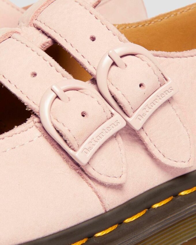 8065 Pantofi Mary Jane din piele nubuc