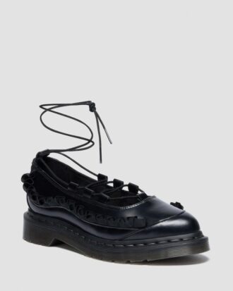 Balerini din piele ELPHIE II FRILL