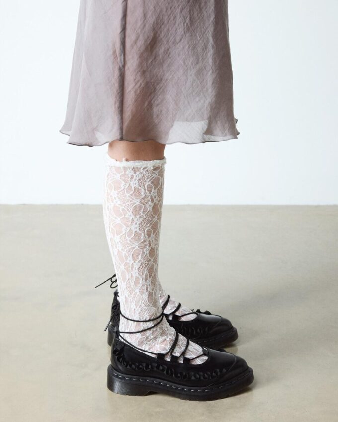 Balerini din piele ELPHIE II FRILL Balerini din piele ELPHIE II FRILL