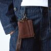 CARD HOLDER Portcard din piele Ambassador Leather cu breloc CARD HOLDER Portcard din piele Ambassador Leather cu breloc