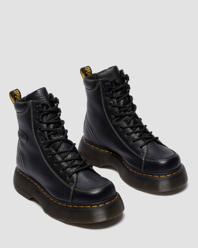 Cizme BUZZ 8-EYE din Nappa Leather măcinată