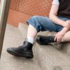 Cizme casual din piele BROOKLINE CHUKKA