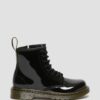 Cizme cu șireturi din Patent Leather 1460 pentru copii