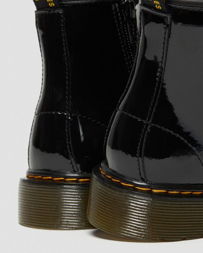 Cizme cu șireturi din Patent Leather 1460 pentru copii