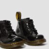 Cizme cu șireturi din Patent Leather 1460 pentru copii mici Cizme cu șireturi din Patent Leather 1460 pentru copii mici