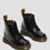 Cizme cu șireturi din Patent Leather 1460 pentru copii mici Cizme cu șireturi din Patent Leather 1460 pentru copii mici