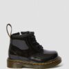 Cizme cu șireturi din Patent Leather 1460 pentru copii mici Cizme cu șireturi din Patent Leather 1460 pentru copii mici
