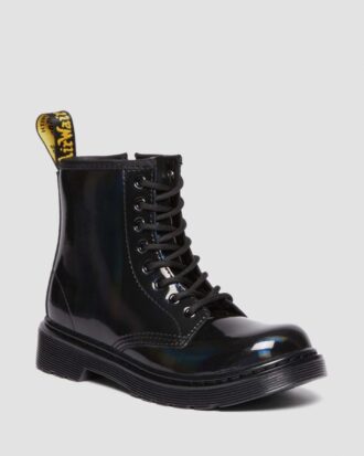 Cizme cu șireturi din Patent Leather JUNIOR 1460 RAINBOW