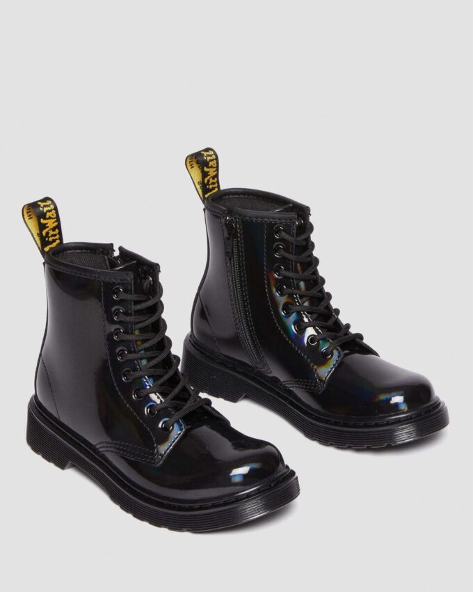 Cizme cu șireturi din Patent Leather JUNIOR 1460 RAINBOW
