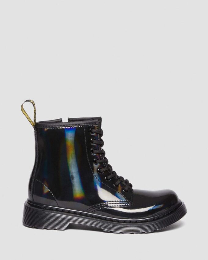Cizme cu șireturi din Patent Leather JUNIOR 1460 RAINBOW