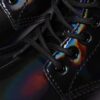 Cizme cu șireturi din Patent Leather JUNIOR 1460 RAINBOW