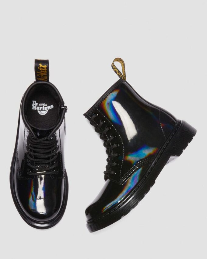Cizme cu șireturi din Patent Leather JUNIOR 1460 RAINBOW