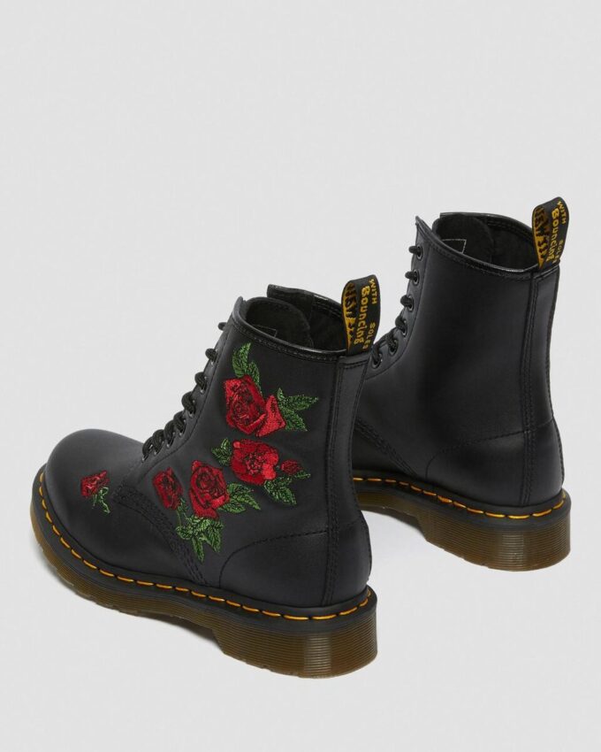 Cizme cu șireturi din piele florală 1460 Vonda Cizme cu șireturi din piele florală 1460 Vonda