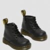Cizme cu șireturi din piele Softy T 1460 pentru copii mici