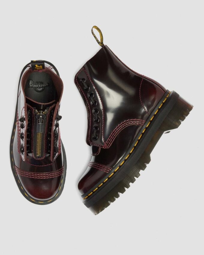 Cizme cu platformă din Arcadia Leather pentru femei Cizme cu platformă din Arcadia Leather pentru femei