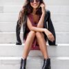 Cizme cu platformă din Nappa Leather SINCLAIR Cizme cu platformă din Nappa Leather SINCLAIR