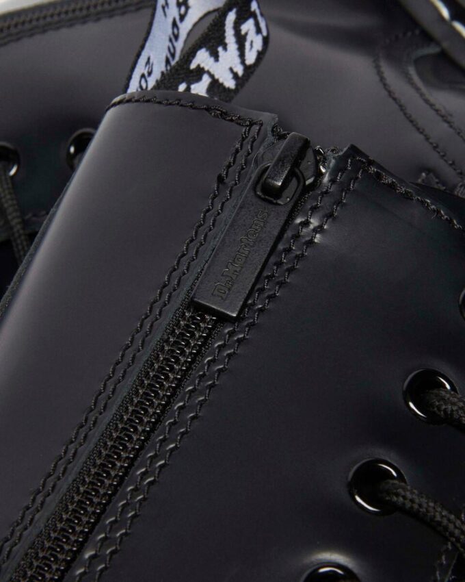 Cizme cu platformă din Smooth Leather Jadon White Stitch Cizme cu platformă din Smooth Leather Jadon White Stitch
