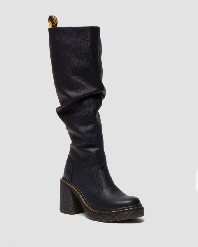 Cizme cu toc înalt din Virginia Leather Cizme cu toc înalt din Virginia Leather