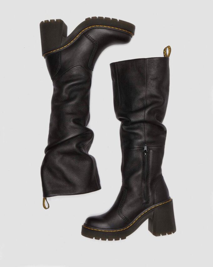 Cizme cu toc înalt din Virginia Leather Cizme cu toc înalt din Virginia Leather