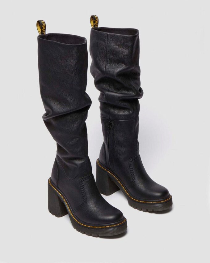 Cizme cu toc înalt din Virginia Leather Cizme cu toc înalt din Virginia Leather