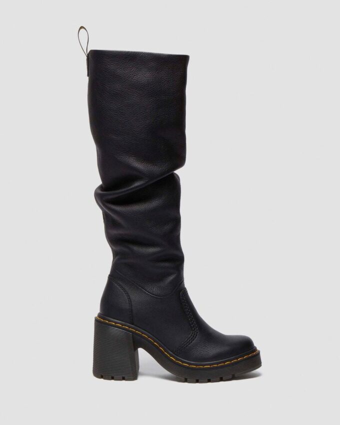 Cizme cu toc înalt din Virginia Leather Cizme cu toc înalt din Virginia Leather