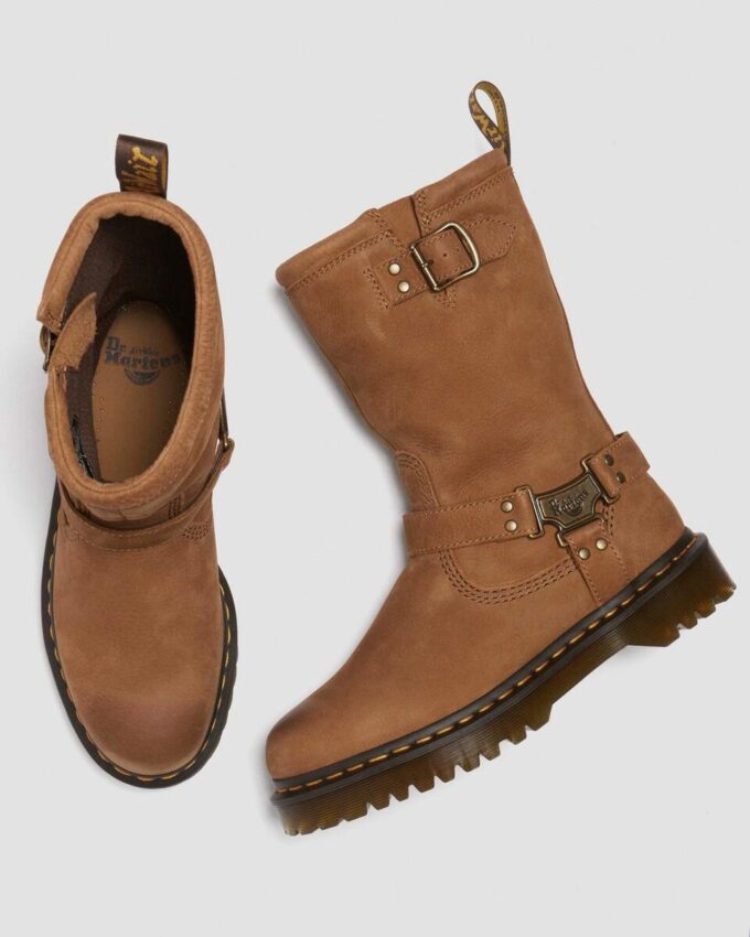 Cizme de motociclist Anistone Hi Tumbled Nubuck Cizme de motociclist Anistone Hi Tumbled Nubuck