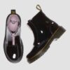Cizme din Patent Leather Nappa Leather cu fermoar Junior Heart Cizme din Patent Leather Nappa Leather cu fermoar Junior Heart