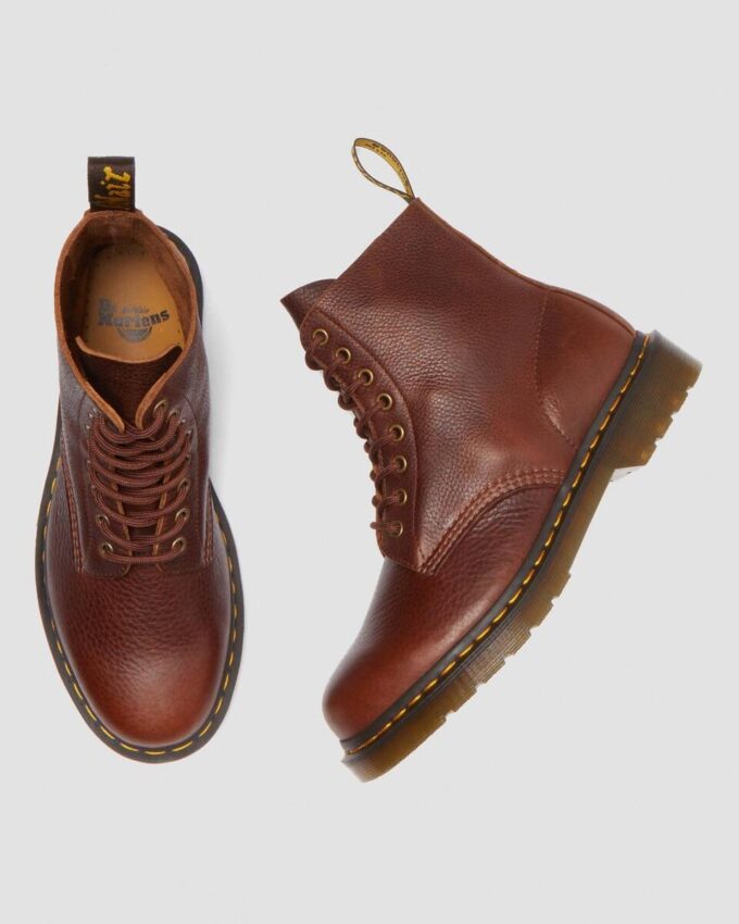 Cizme din piele Ambassador Leather cu șireturi 1460 Cizme din piele Ambassador Leather cu șireturi 1460