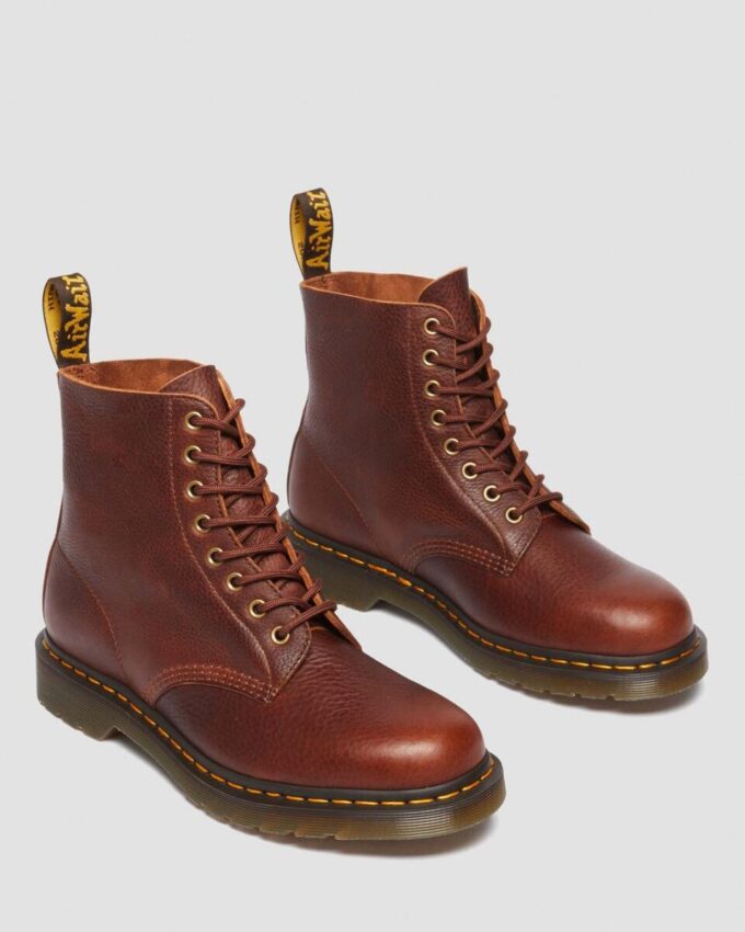 Cizme din piele Ambassador Leather cu șireturi 1460 Cizme din piele Ambassador Leather cu șireturi 1460