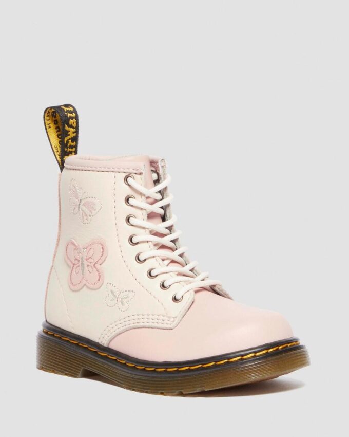 Cizme din piele Butterfly 1460 pentru copii mici Cizme din piele Butterfly 1460 pentru copii mici