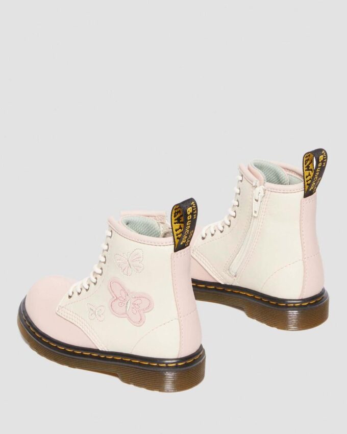 Cizme din piele Butterfly 1460 pentru copii mici Cizme din piele Butterfly 1460 pentru copii mici