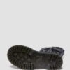 Cizme din piele croc embosată REJENA Hair On