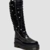 Cizme din piele cu platformă XTRM FRILL Cizme din piele cu platformă XTRM FRILL