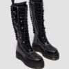 Cizme din piele cu platformă XTRM FRILL Cizme din piele cu platformă XTRM FRILL