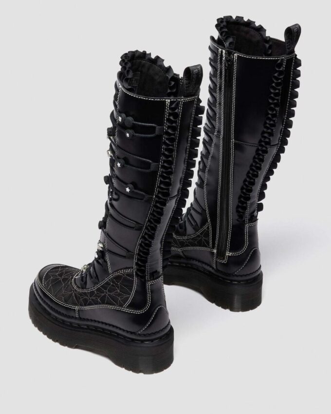 Cizme din piele cu platformă XTRM FRILL Cizme din piele cu platformă XTRM FRILL
